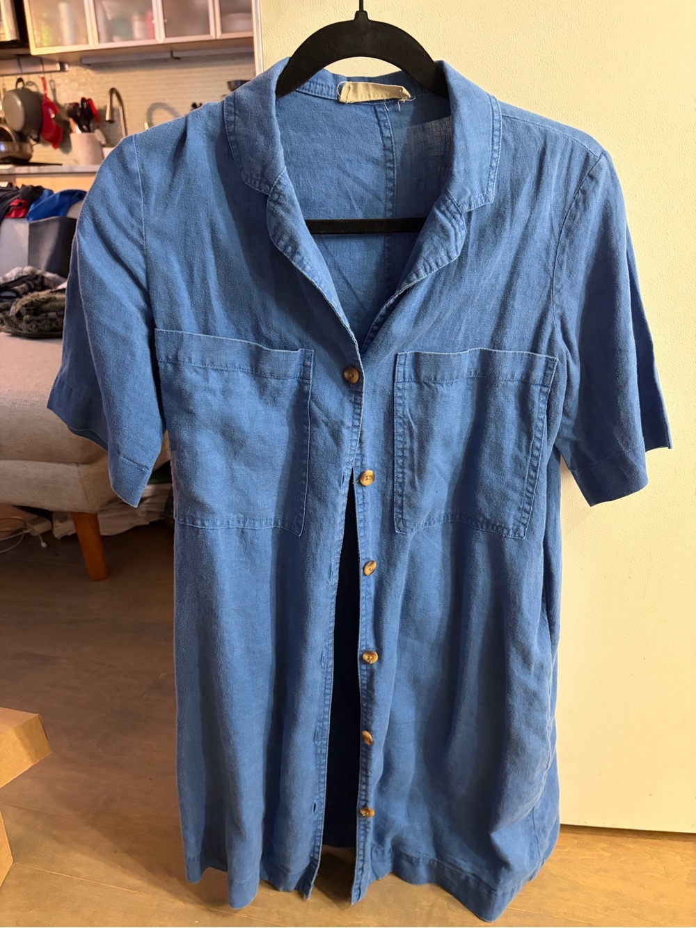 Everlane Linen Workwear shirt Dress